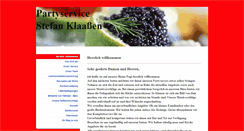Desktop Screenshot of partyservice-klaassen.de