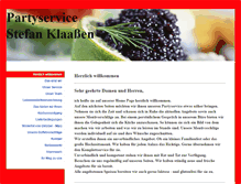 Tablet Screenshot of partyservice-klaassen.de